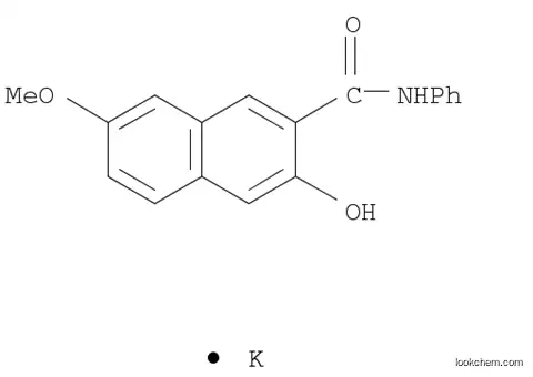 Molecular Structure of 101453-69-4 (potassium 3-hydroxy-7-methoxy-N-phenyl-naphthalene-2-carboxamide)